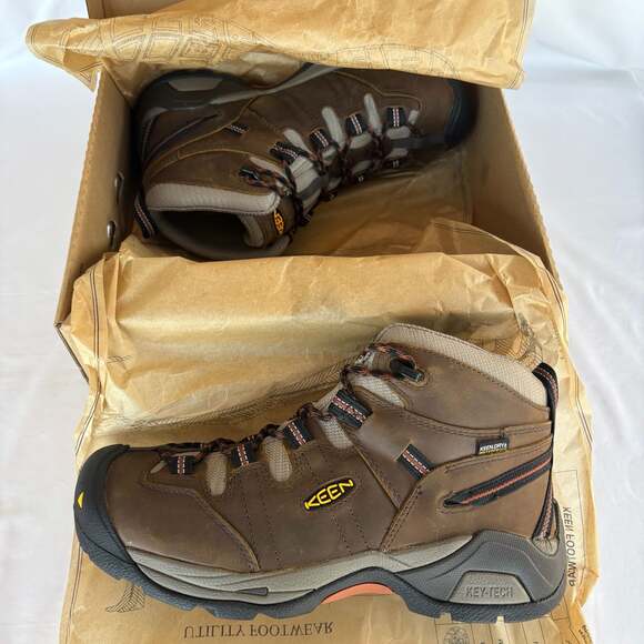 KEEN Utility Detroit XT Mid WP Soft Toe Waterproof Work Boots - Men's 10D